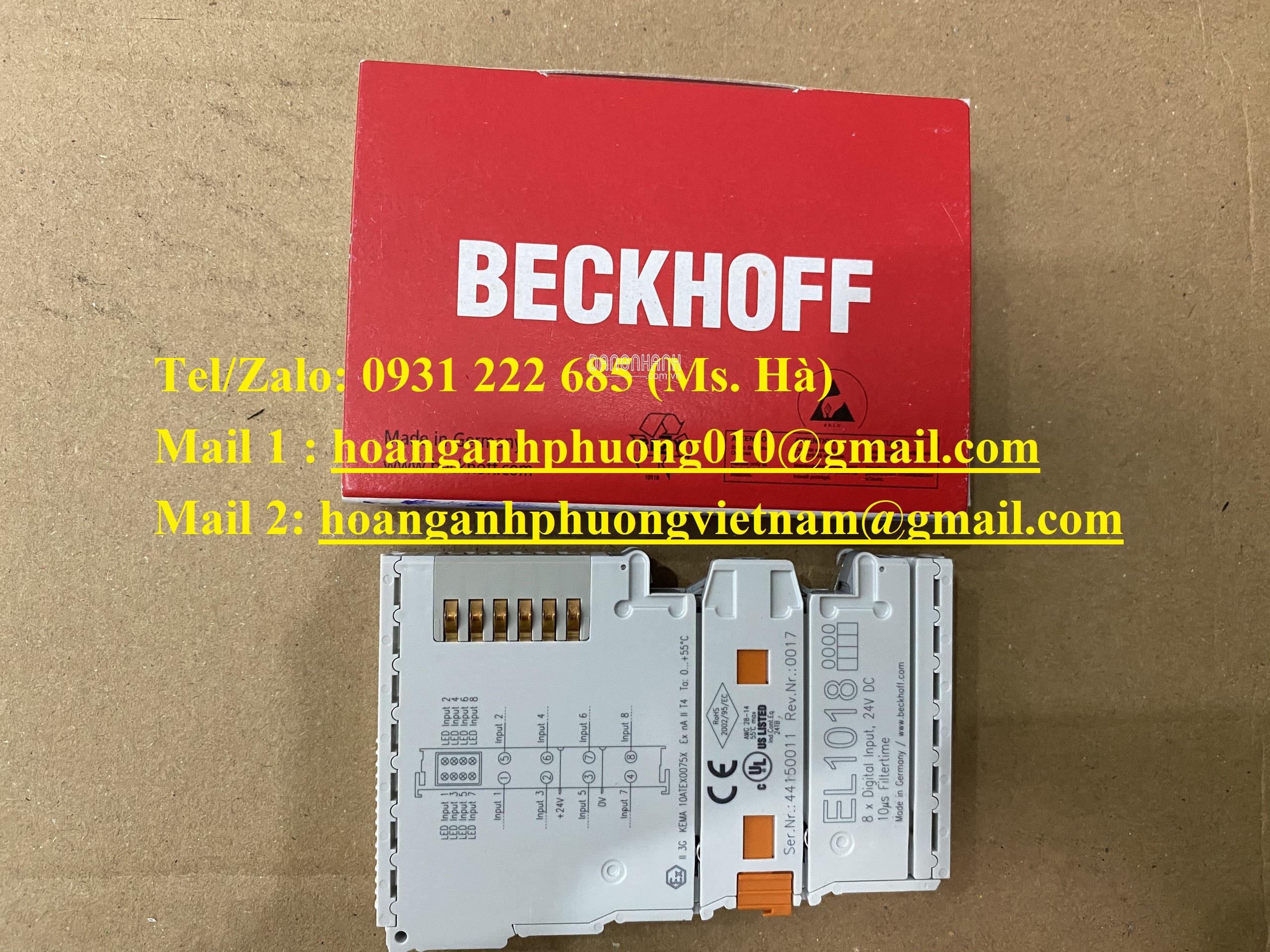Beckhoff  mô đun EL1018 bán giá tốt trên toàn quốc - chính hãng 