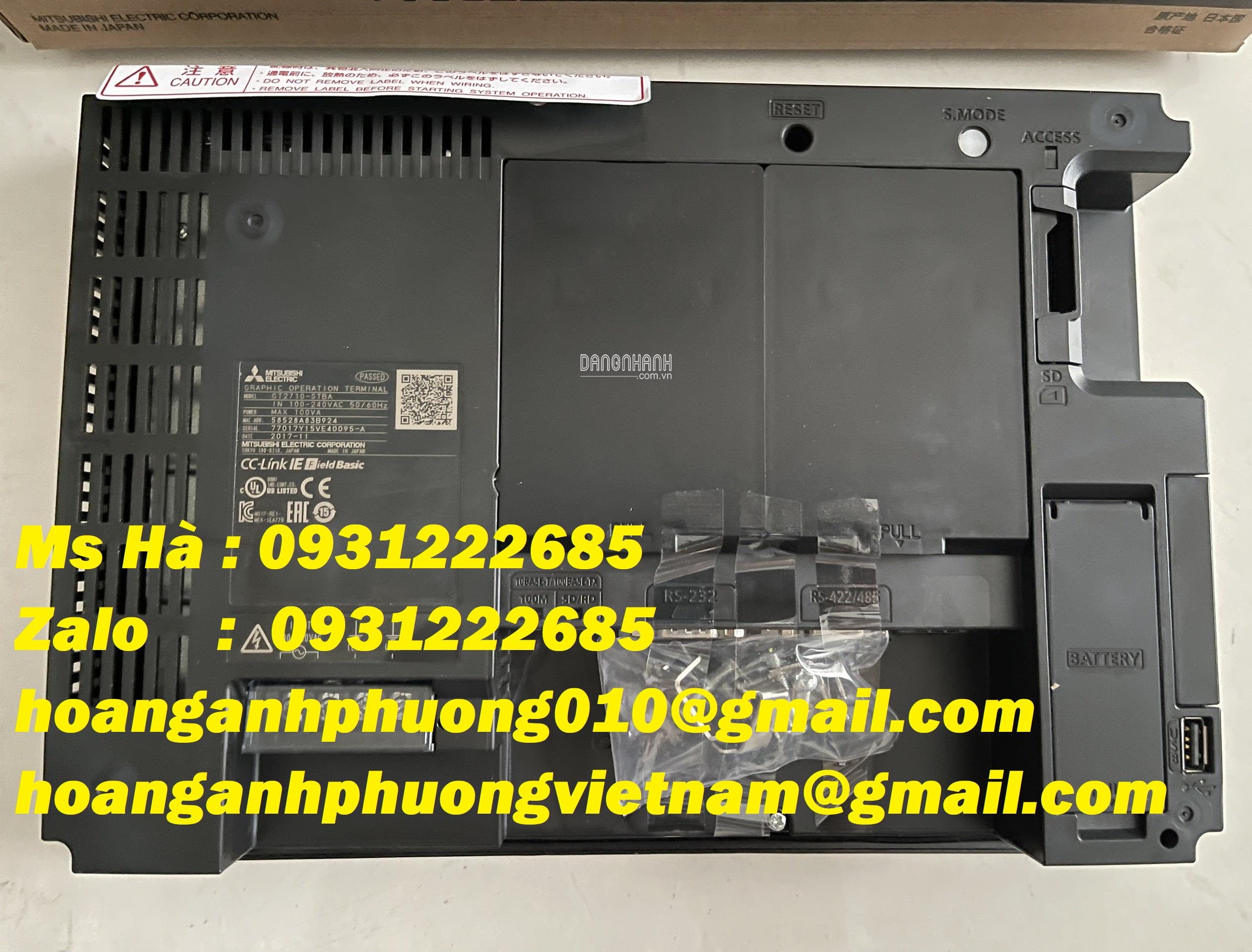 HMI dòng GOT2000 series GT2710-STBA mitsubishi nhập mới 