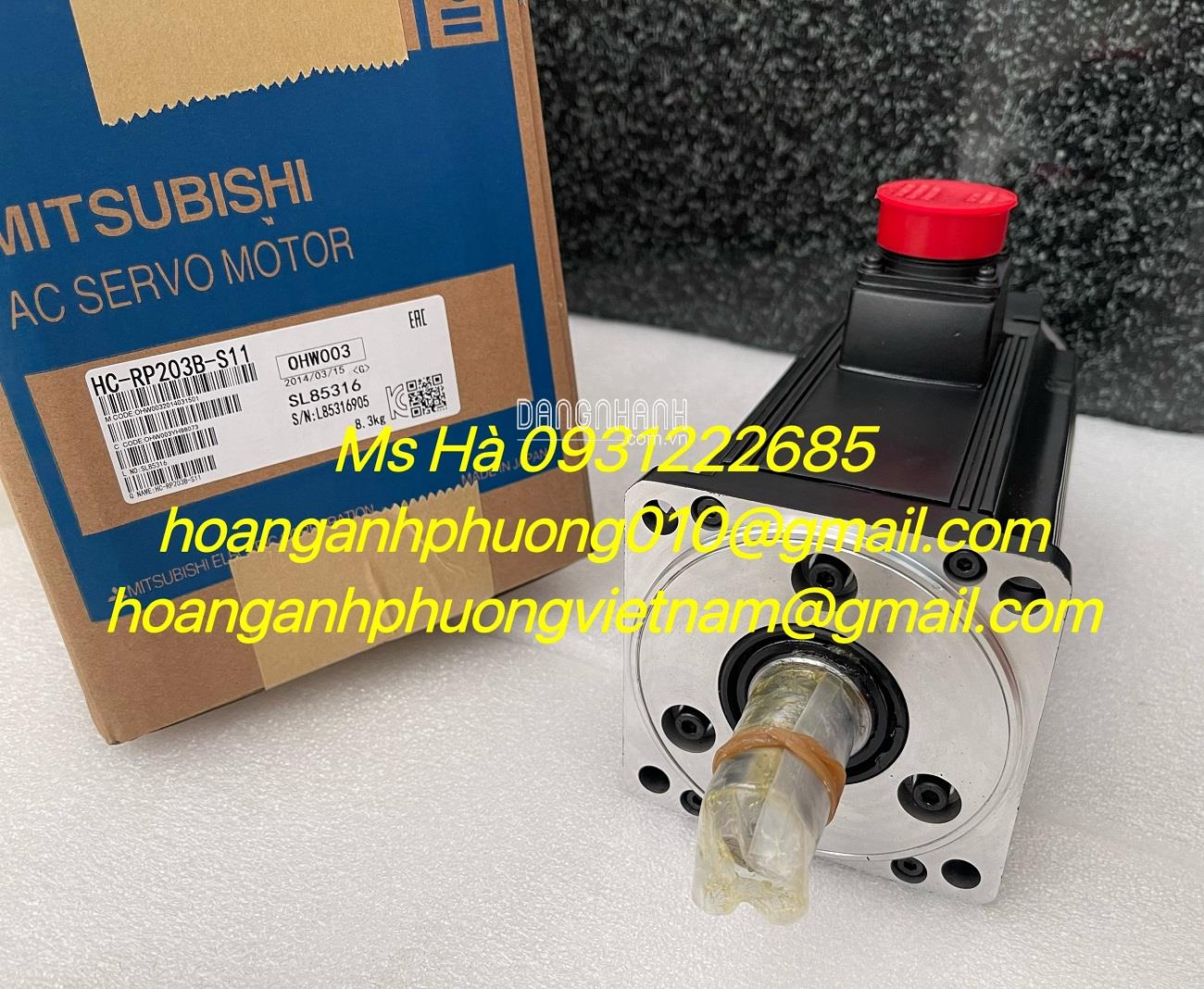Motor 2kW mitsubishi HC-RP203B-S11 bán tại Hoàng Anh Phương 