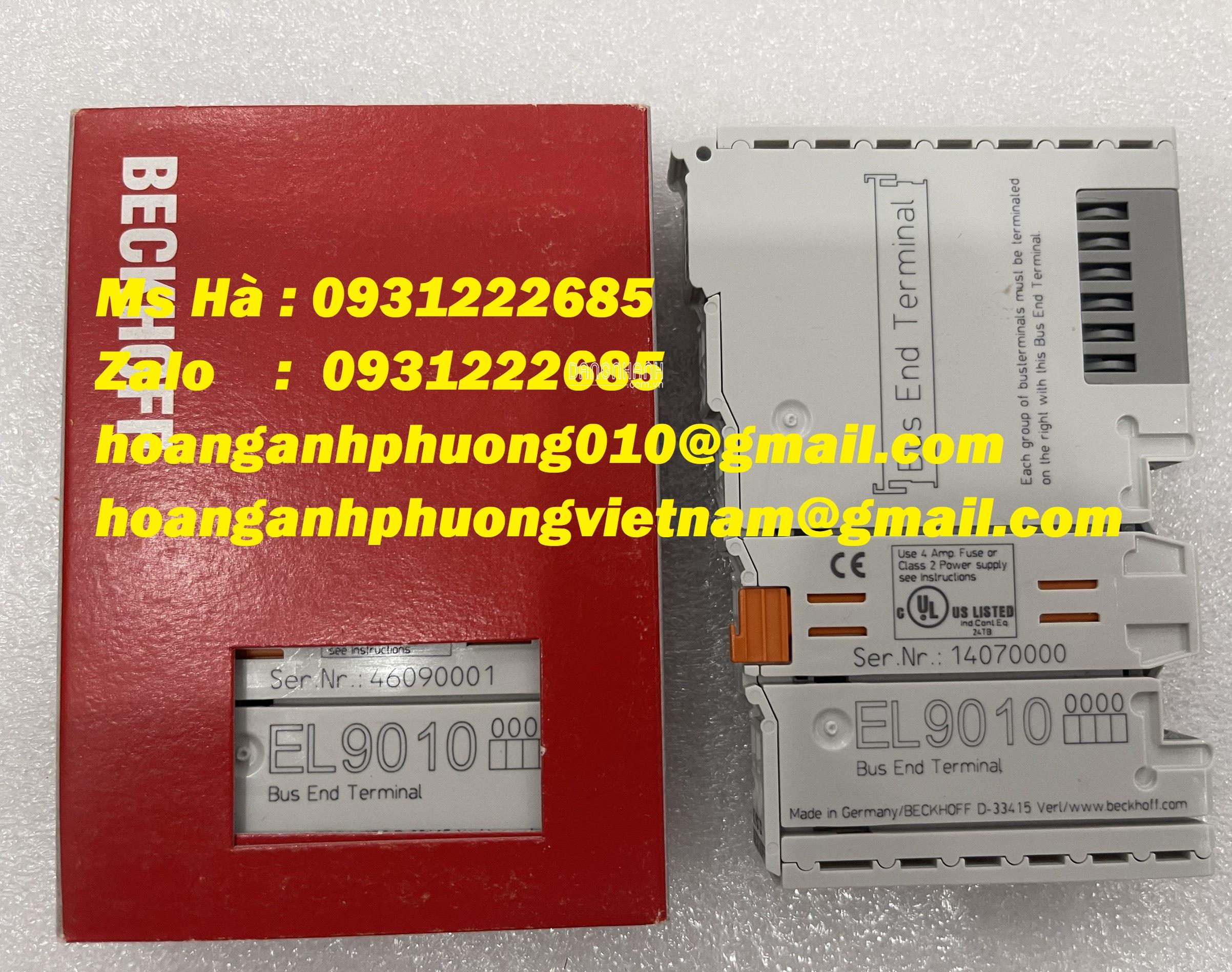 Bus end terminal EL9010 beckhoff - chuyên bán hàng mới 