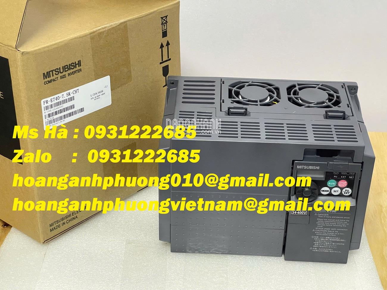 Nơi cung cấp biến tần FR-E740-7.5K-CHT mitsubishi 7.5kW