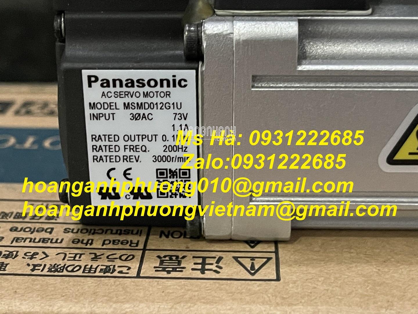 Động cơ MSMD012G1U dòng A5 panasonic - nhận báo giá tốt 