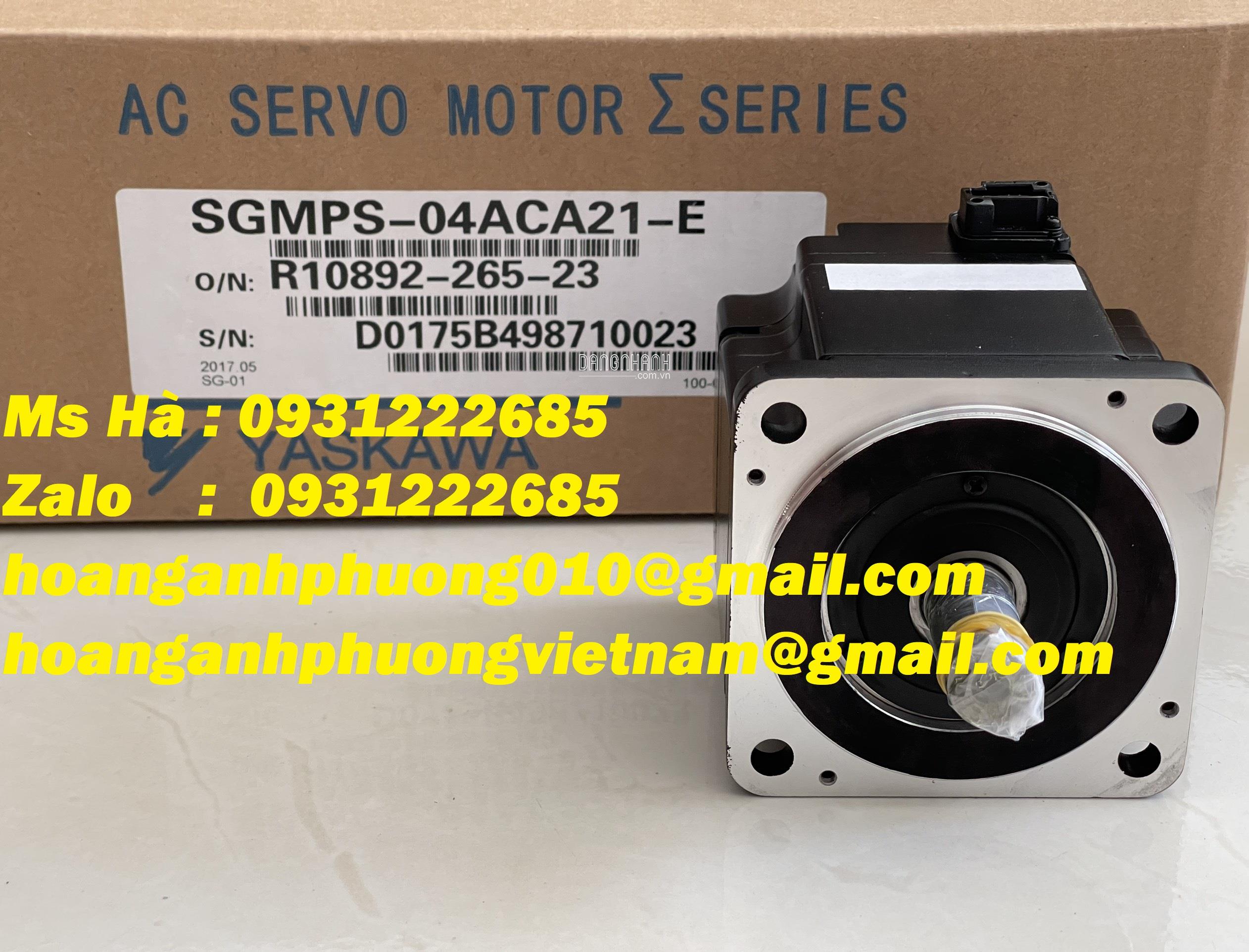 Động cơ nhập chính hãng Yaskawa SGMPS-04ACA21-E 