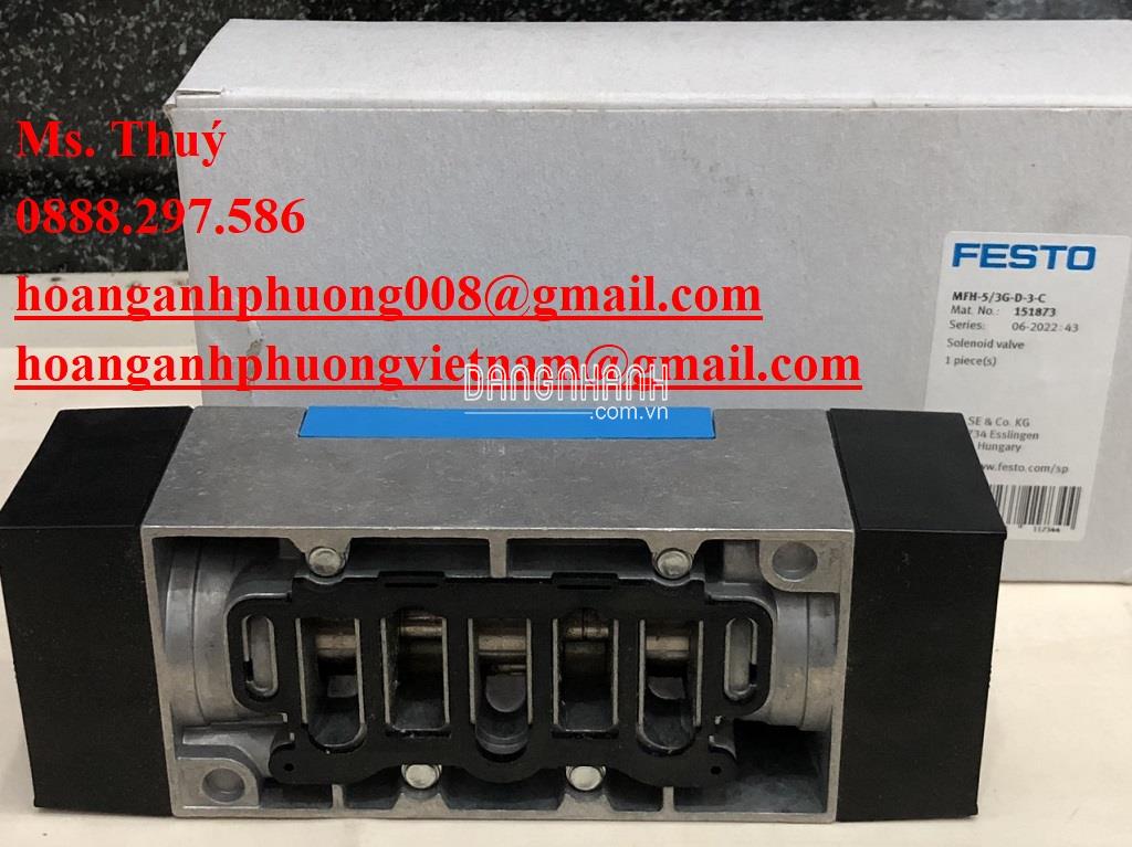 Festo giá tốt - Van điện từ MFH-5/3G-D-3-C - Hàng nhập