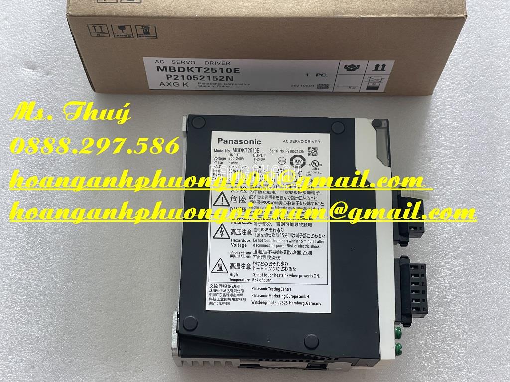  Thiết bị giá tốt - Servo Diver Panasonic MBDKT2510E