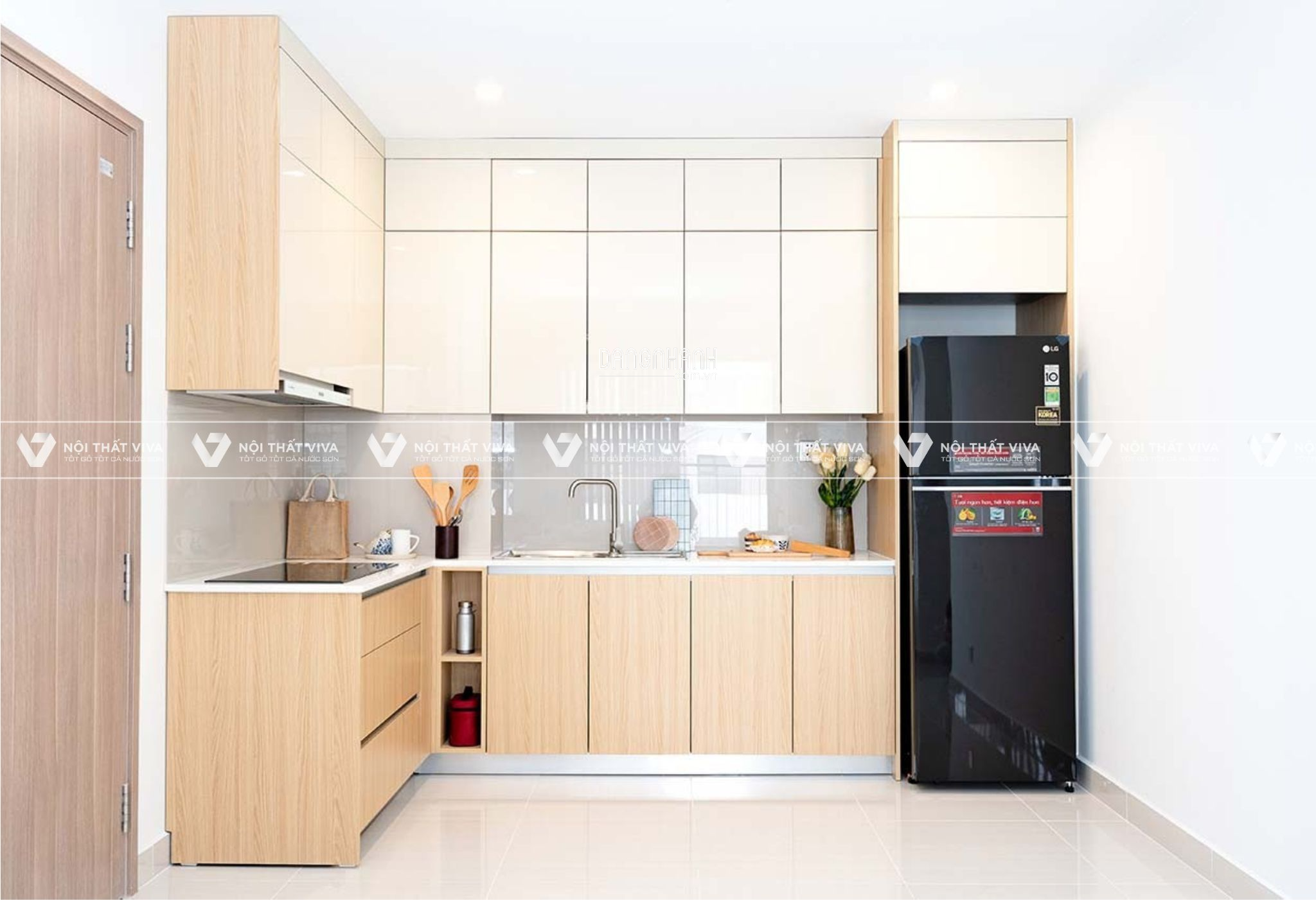 Giá Tủ Bếp Gỗ Công Nghiệp Đẹp Bao Nhiêu? Tổng Hợp Các Mẫu Mới Nhất 2025