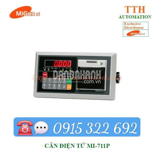 Đầu cân điện tử MI-711P kèm máy in nhiệt
