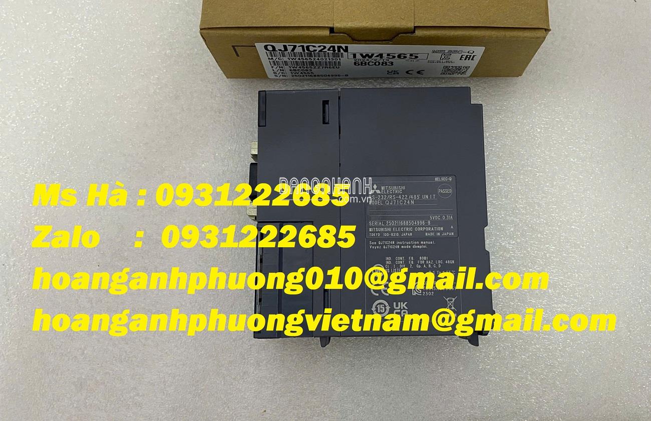 Giá siêu ưu đãi - module mitsubishi QJ71C24N - module truyền thông 