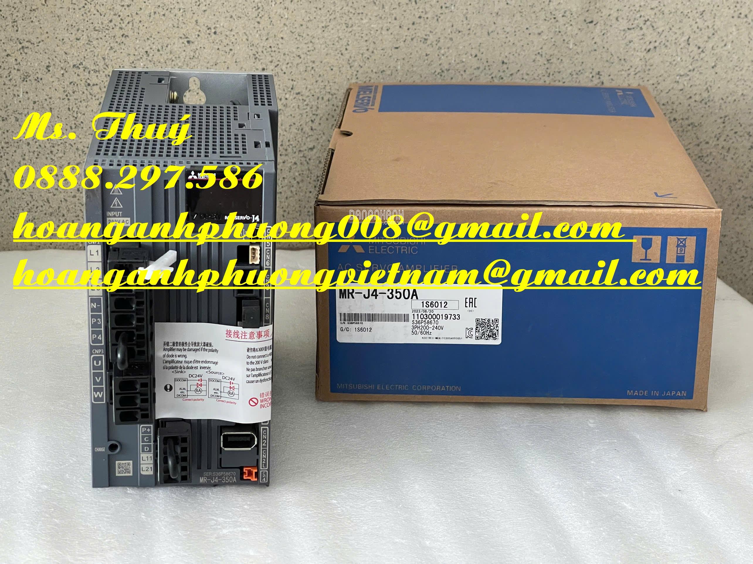 Bình Dương - MR-J4-350A Mitsubishi - Bộ điều khiển nhập khẩu