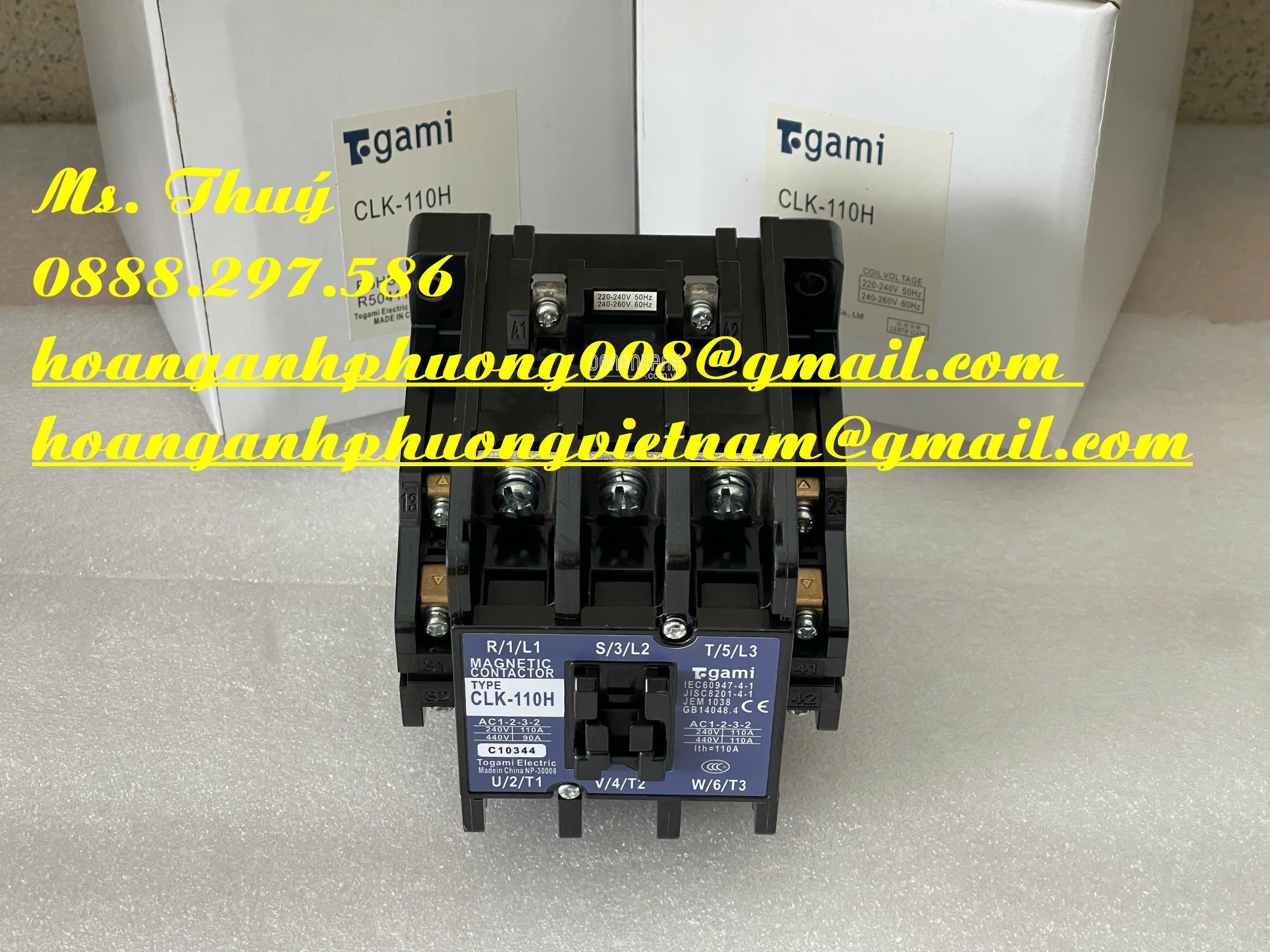 Khởi động từ giá tốt - Togami CLK-110H - Giao hàng toàn quốc