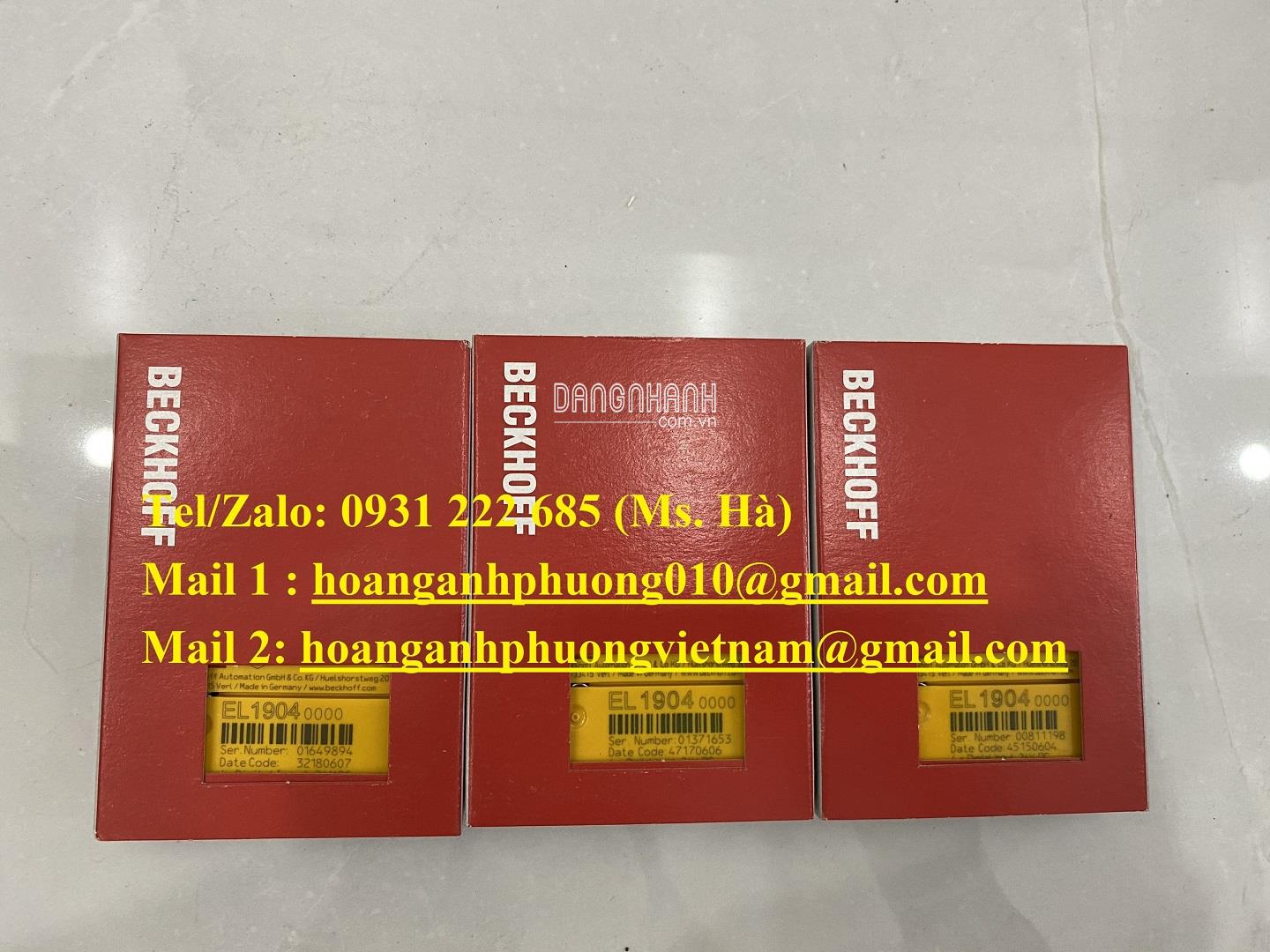 Beckhoff module nhận tín hiệu an toàn EL1904 giá tốt 