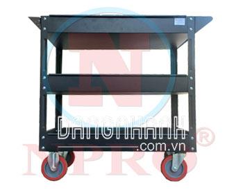 Xe đẩy 3 ngăn – Bảng treo khay nhựa KT: 738×570