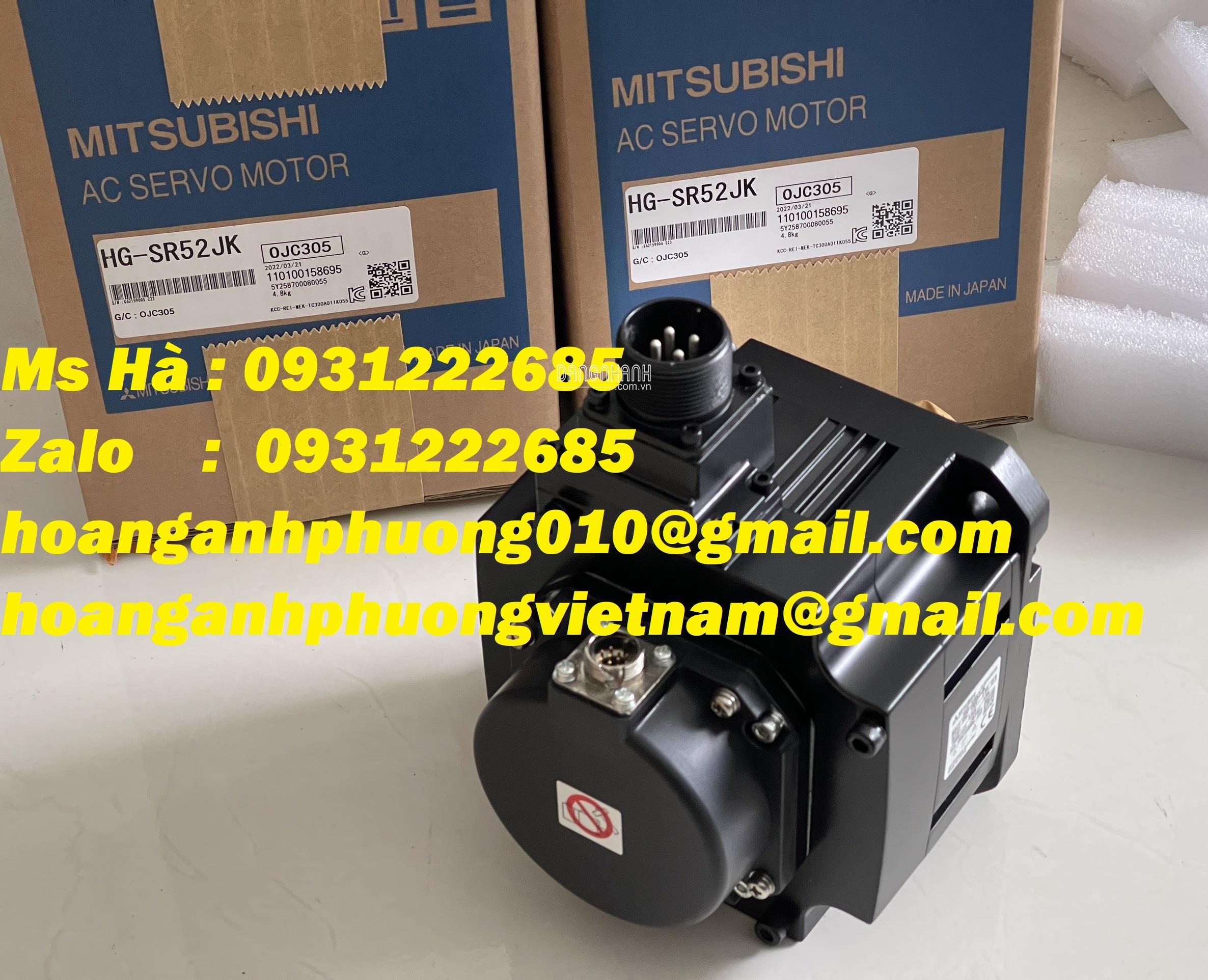Mitsubishi HG-SR52JK hàng động cơ AC giá tốt - nhập mới 