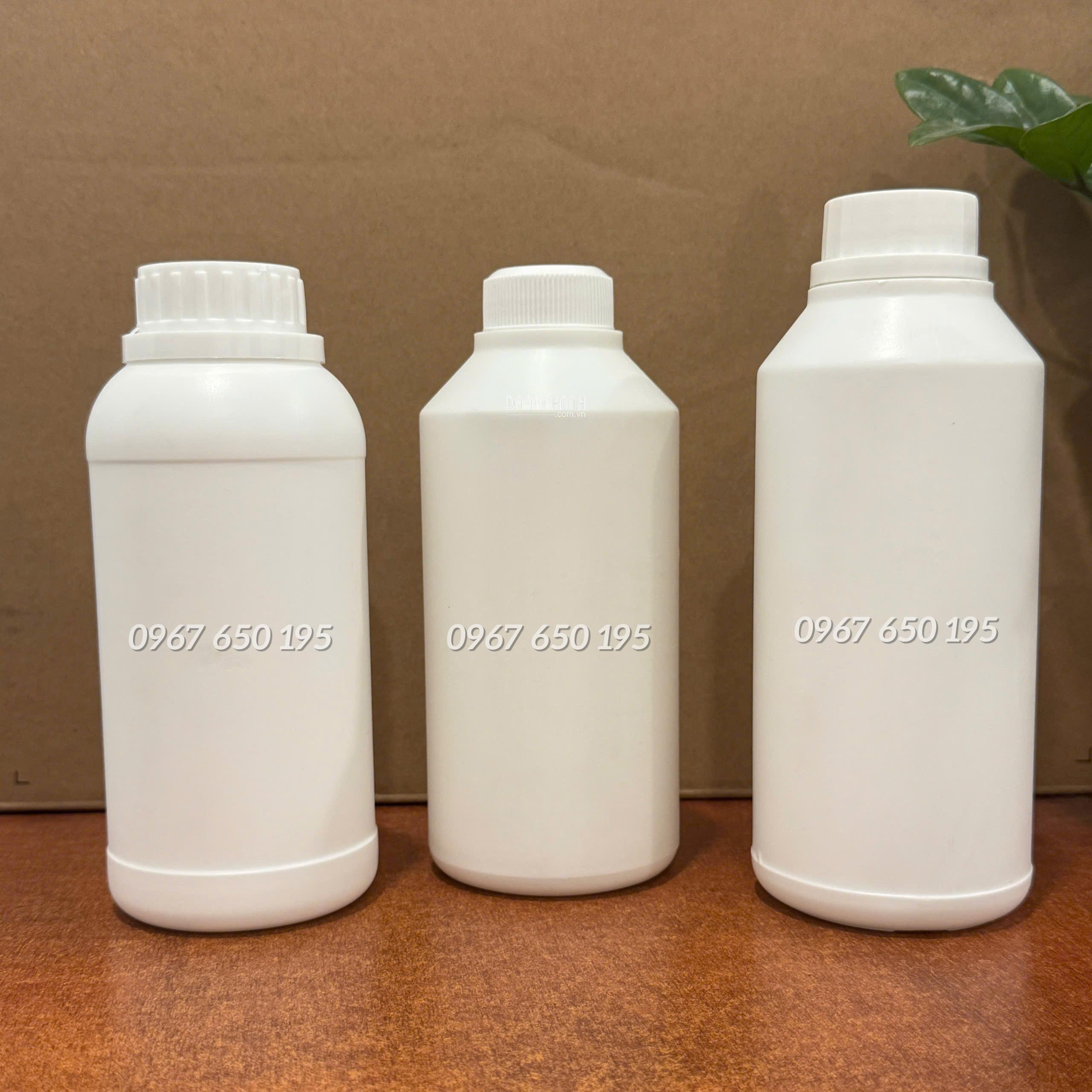 Chai nhựa HDPE đựng hóa chất