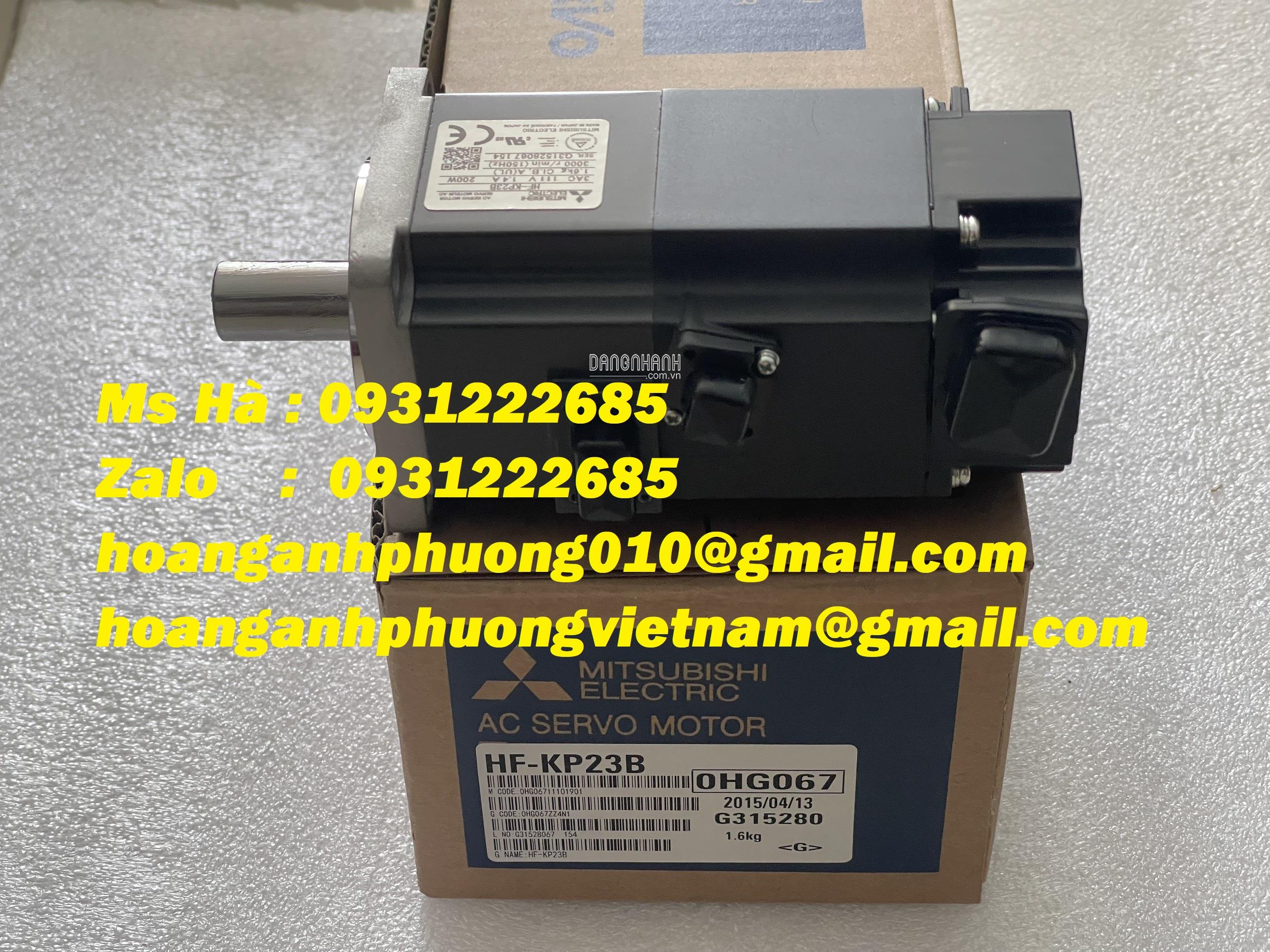 Động cơ servo điều khiển 200W HF-KP23B mitsubishi 