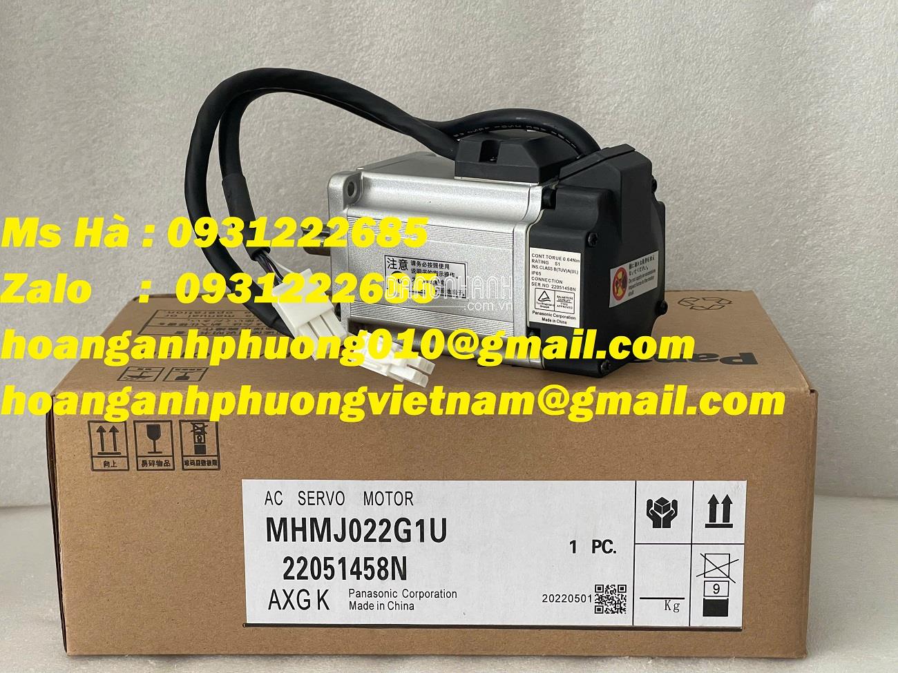 Panasonic servo giá tốt MHMJ022G1U - động cơ hàng mới 