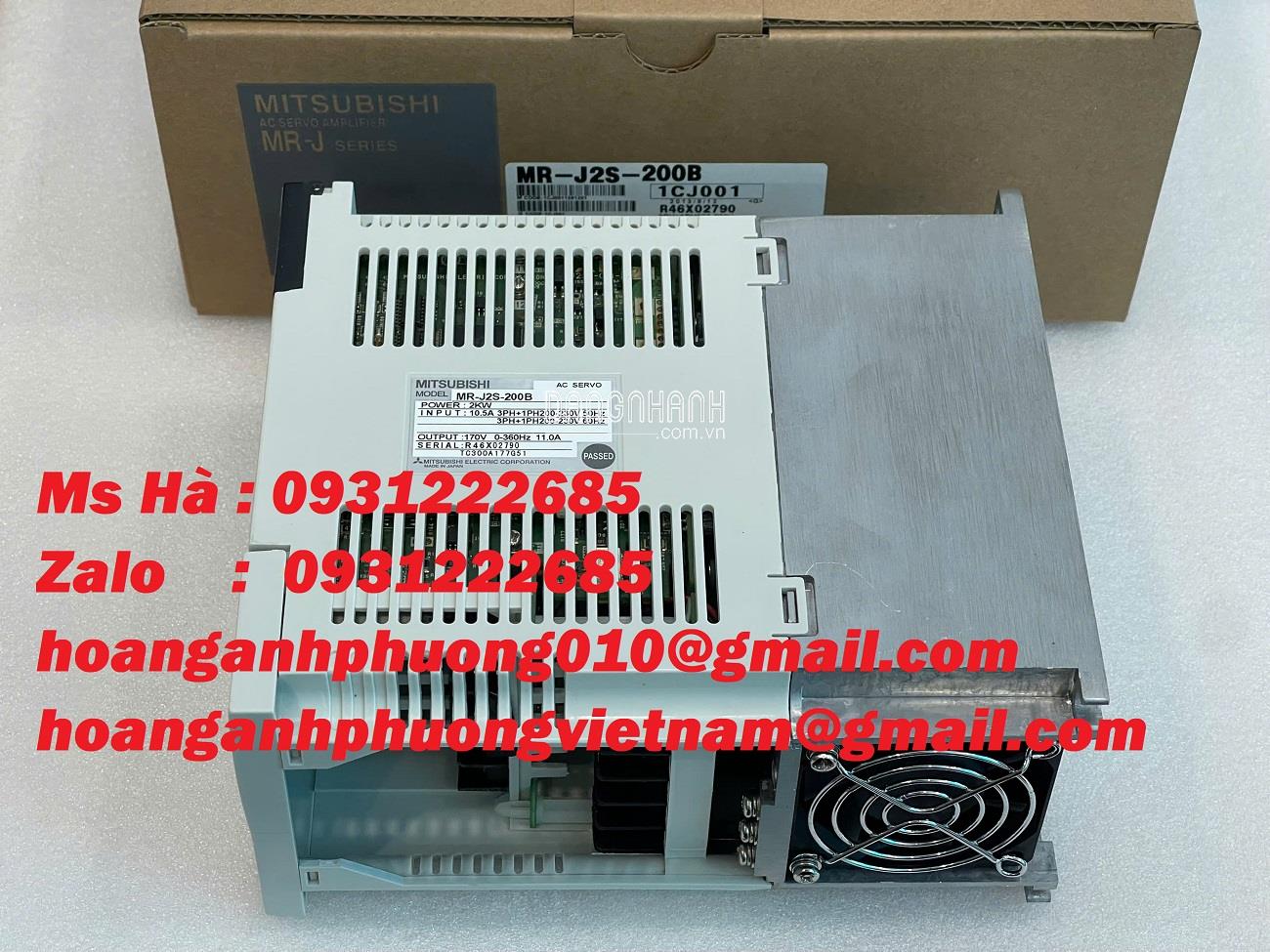 Servo driver MR-J2S-200B mitsubishi - công suất 2kW