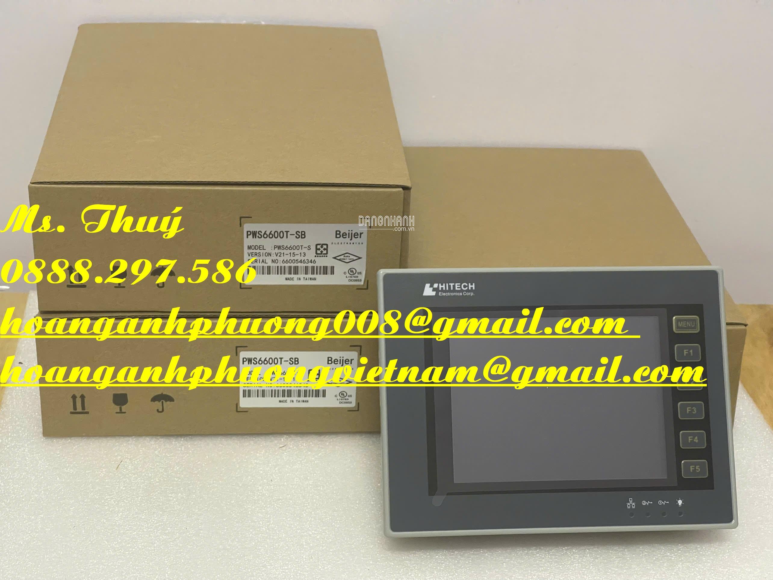 Màn hình chính hãng - Hitech PWS6A00T-SB- Giao hàng Toàn Quốc