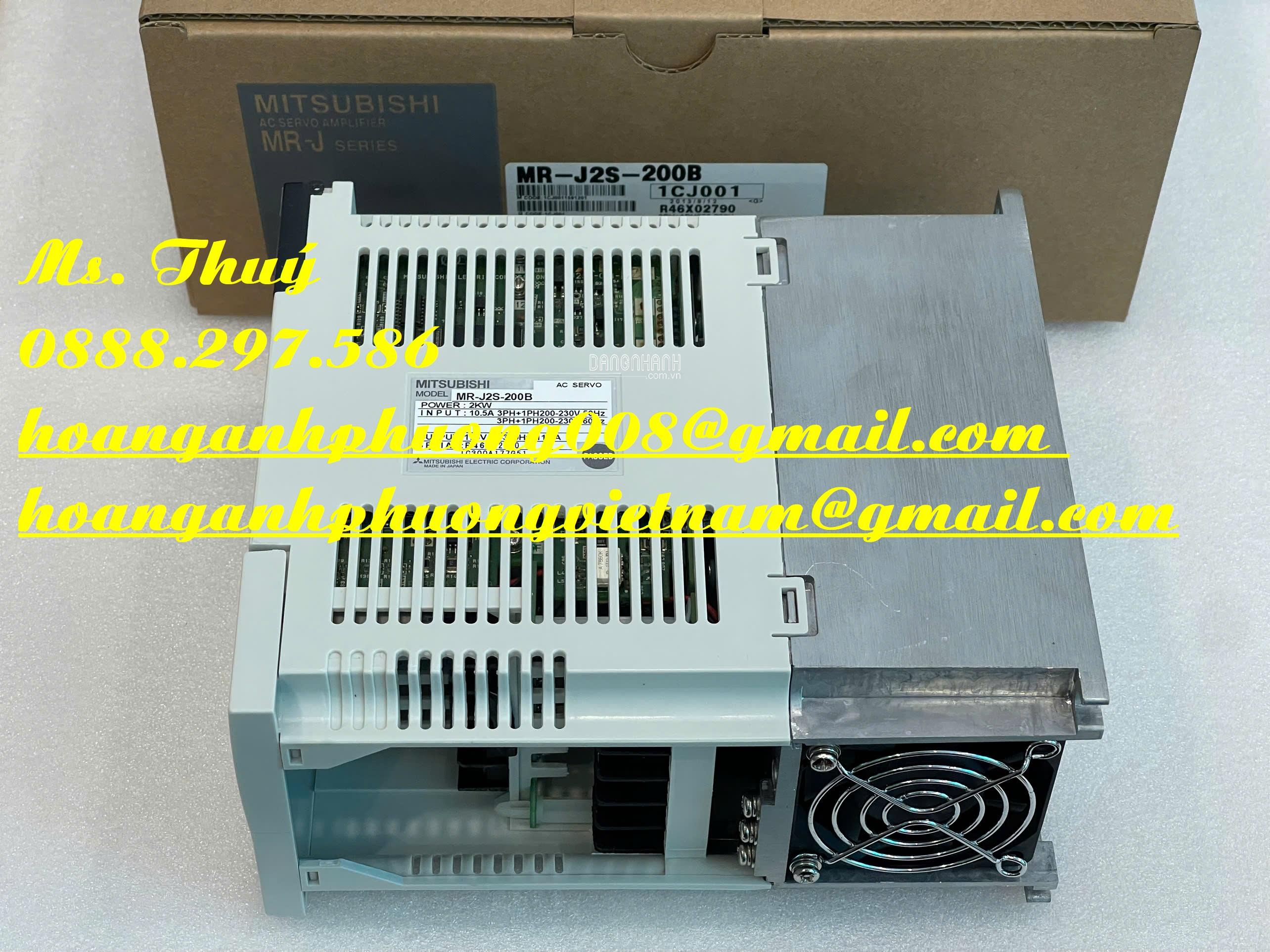 New servo driver - MR-J2S-200B - Phân phối Mitsubishi tại Bình Dương