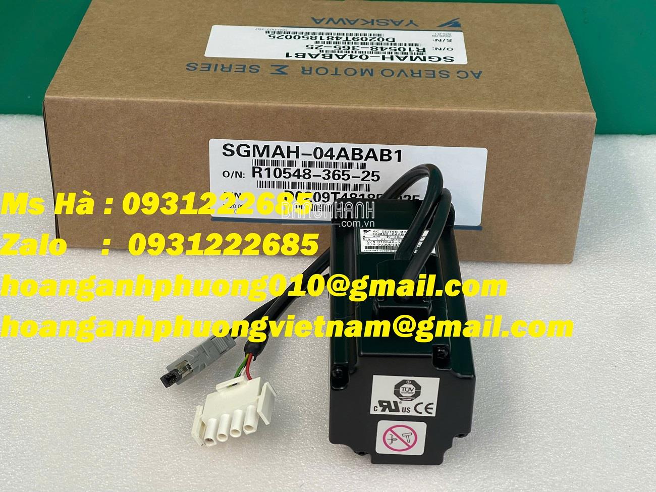 Độ chính xác cao - Động cơ sẹc vô Yaskawa SGMAH-04ABAB1 