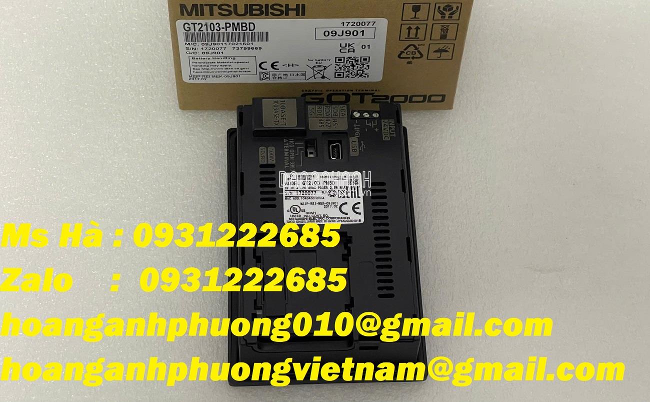 Mitsubishi GT2103-PMBD màn hình nhỏ gọn - kết nối ổn định