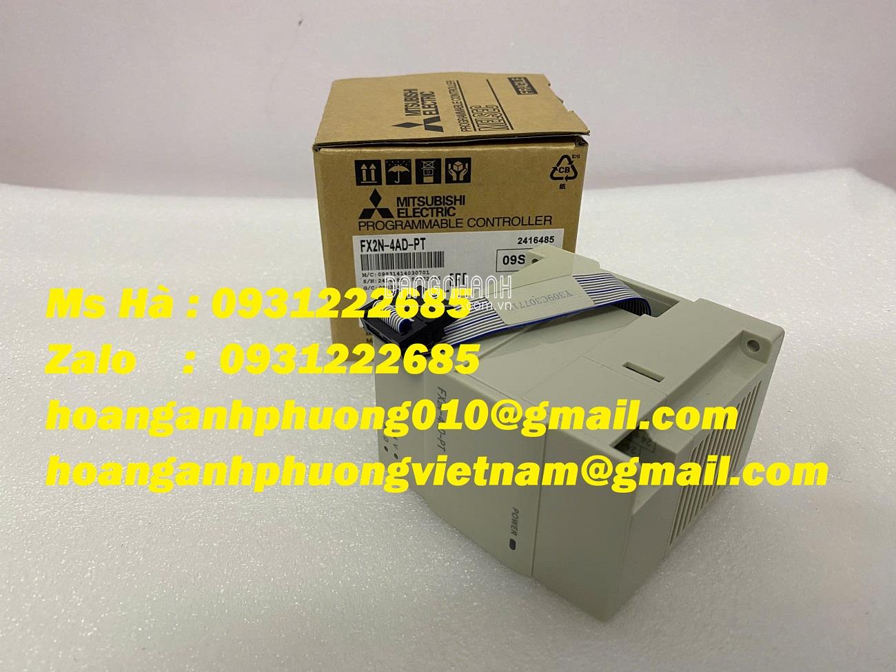 FX2N-4AD-PT mitsubishi - mô đun nhiệt độ giá tốt - mới 100%