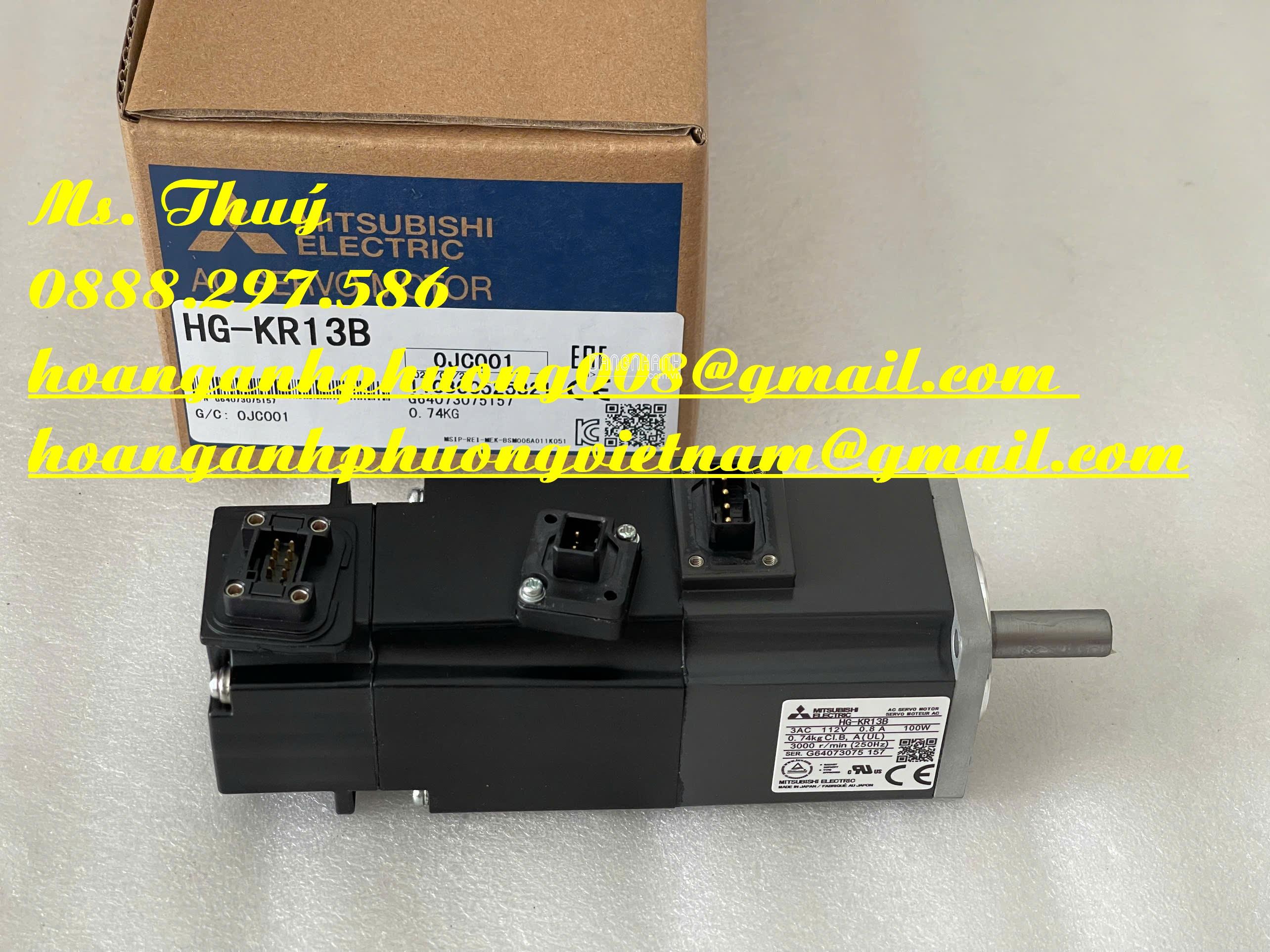Thiết bị giá tốt - Động cơ Servo Mitsubishi HG-KR13B