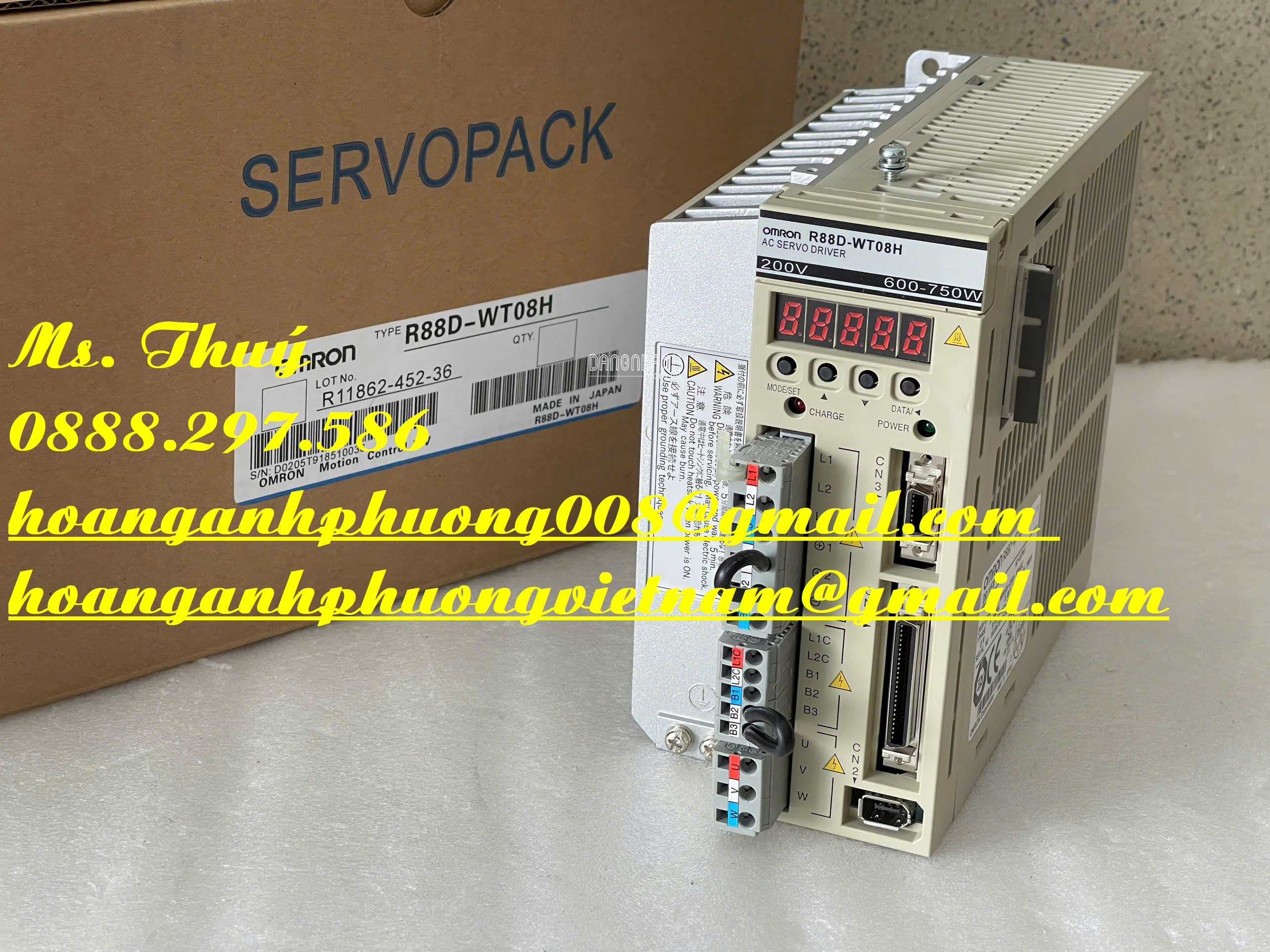 Giao toàn quốc - Servo Driver Omron R88D-WT08H - Hàng mới 100%
