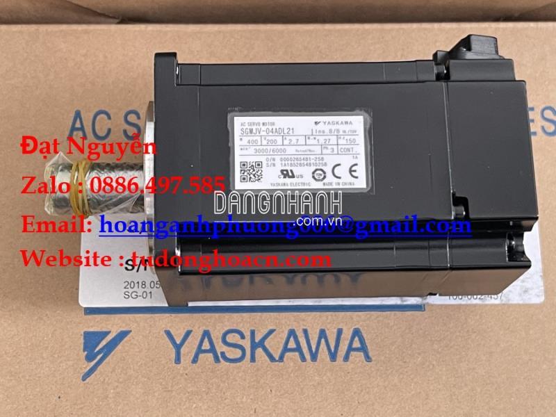 SGMJV-04ADL21 động cơ 0.4 kw chính hãng Yaskawa - mới bảo hành 1 năm